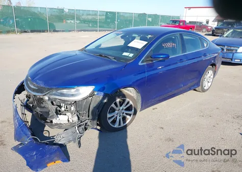 2015 Chrysler 200 Limited z USA, uszkodzony, nr VIN 1C3CCCAB5FN606979